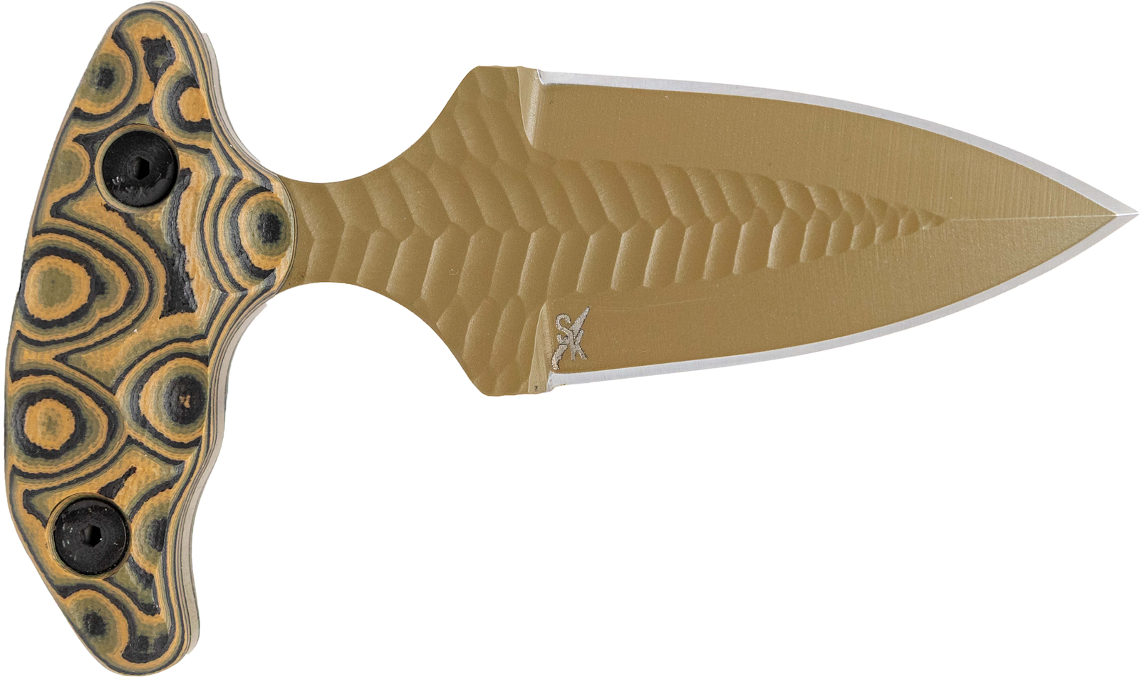 Knives Stroup Knives STP ST DGR CAMO G10 FDE CER DE